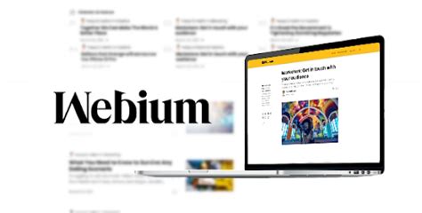 And you can create a professional blog in minutes using Blogger. . Webium blogger template